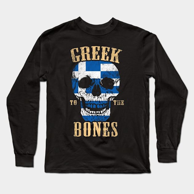 Greek To The Bones Long Sleeve T-Shirt by Mila46